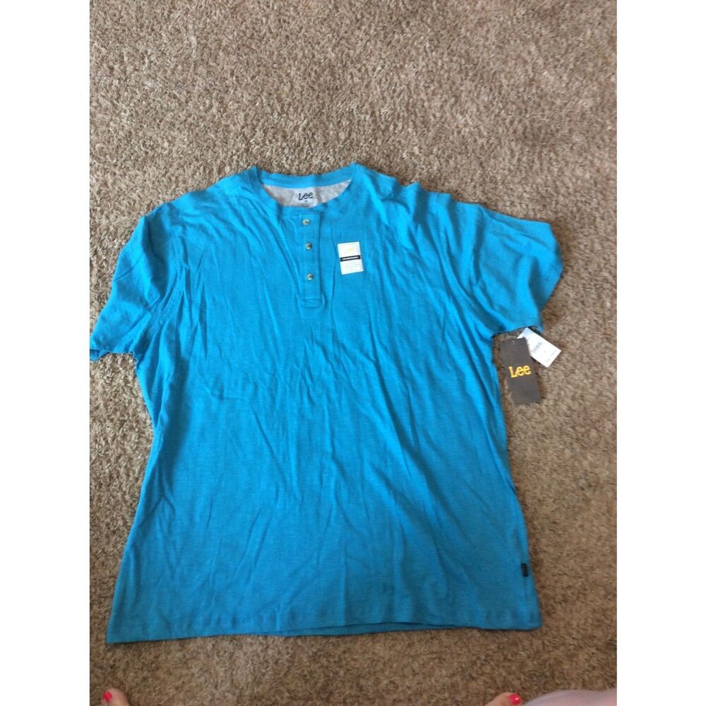 Lee 2XB Blue T-Shirt - NEW Menswear